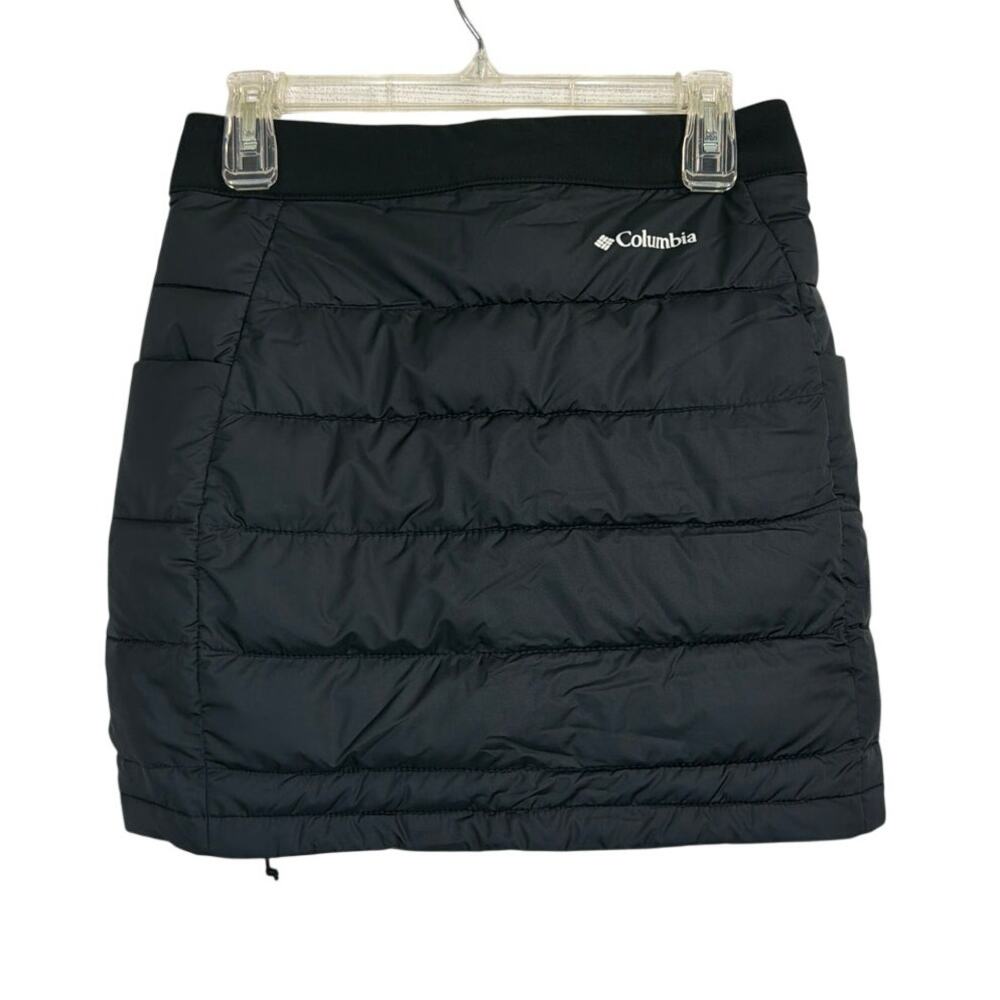 Columbia Powder Lite III Omni-Heat Insulated Black Puffer Skirt Size 2 Outdoor - Picture 12 of 14